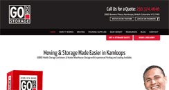 Desktop Screenshot of goboxstorage.ca