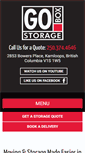 Mobile Screenshot of goboxstorage.ca